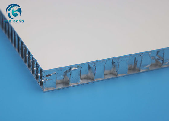 0.3mm عالية التقشير فيلم يلقي قوة للوحة الألومنيوم المركبة على شكل قرص العسل